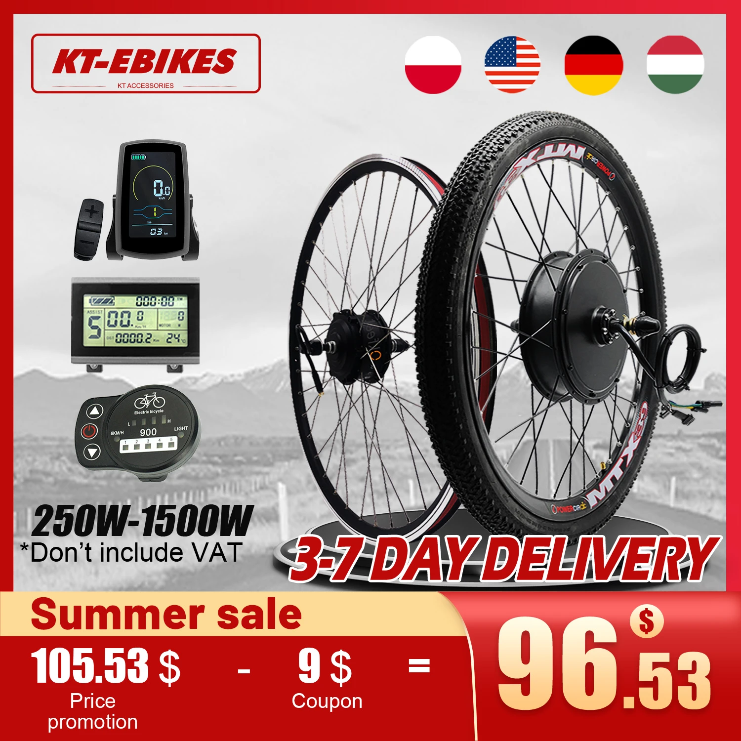 Amazon Kit Bicicleta ElÃ©ctrica 29 Pulgadas Rueda Delantera Bici