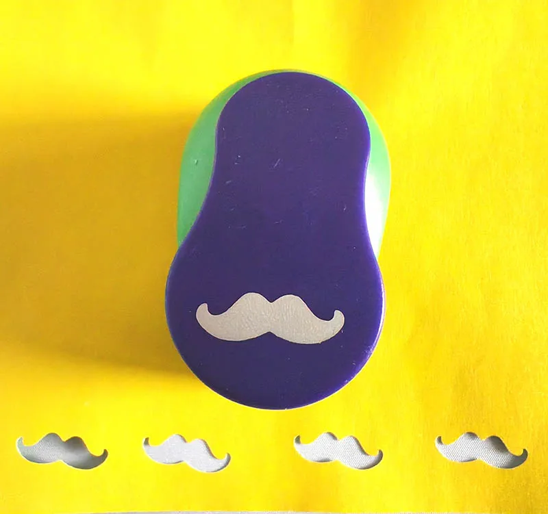 1" 25mm mustache craft punch set Hole Paper Cutter mustache Scrapbooking punchers Paper Puncher eva hole punch