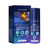 Fashion Highlighter Powder Spray Waterproof Shiny High Gloss Glitter Powder Spray Powder Makeup for Face Body Highlight Makeup 2