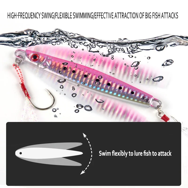 Metal Jig 100g 120g 150g 180g Sea Biomimetic Fish Iron Plate Bait Cast Jig Saltwater Fishing Lure Artificial Ocean Boat Fishing