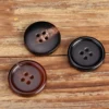 12pcs Genuine Horn Button Set for Suit Jacket Blazer Coat Light Brown Black Dark Brown Buttons 15mm - 30mm Sewing Accessories 3