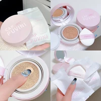 BB Cream Air Cushion Foundation Full Coverage Waterproof Long-lasting Concealer 3 Colors Cushion Compact Face Makeup Base 1