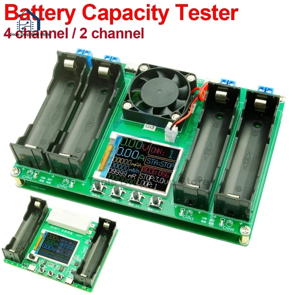 18650 Lithium Battery Capacity Tester Module-High Precision