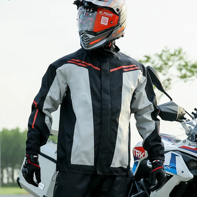 

Riding Raincoat Men Waterproof Motorcycle Jacket Rain Protection Golf Raincoat Rain Hood Camping Supplies Capa Chuva Women Coat