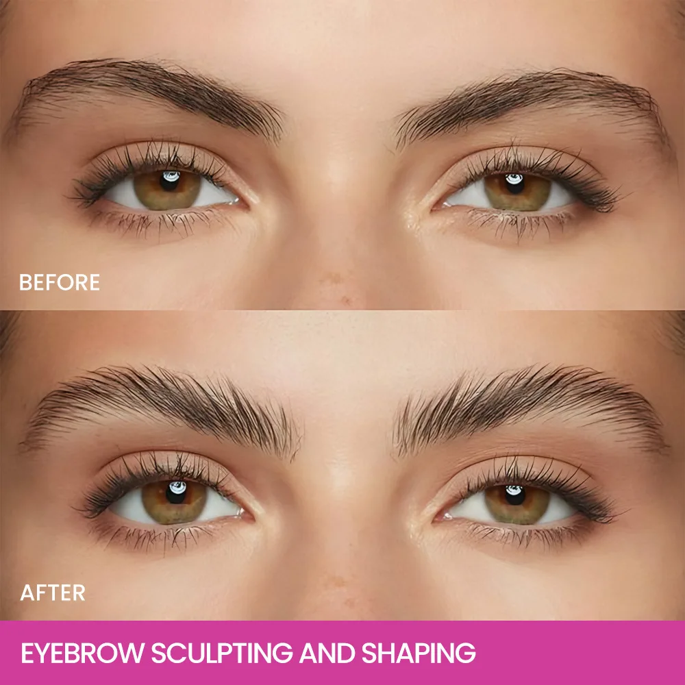 Gel de estilo de sobrancelha transparente, à prova d'água, 3d, secagem rápida, maquiagem, escultura de sobrancelha natural, configuração de sobrancelha selvagem, cosméticos de cera 3