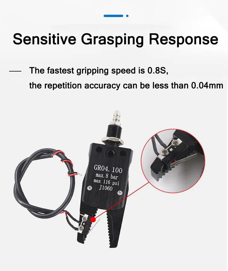 de manipulador pneumático MINI Gripper para moldagem
