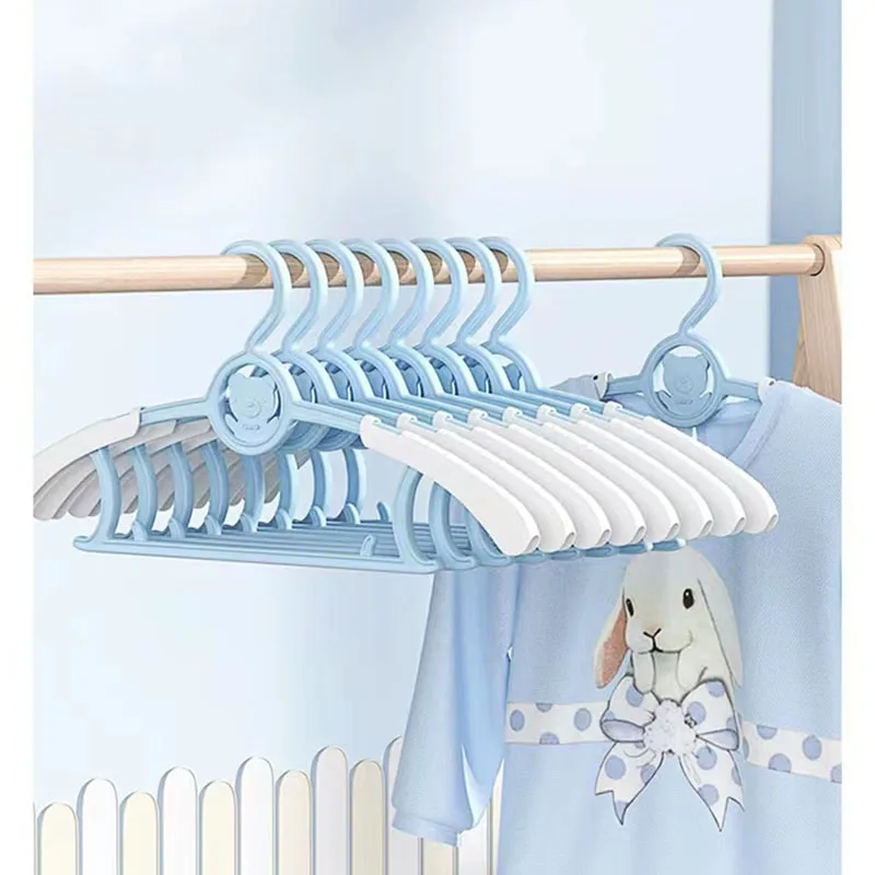 Cintre Réglable Pliable et Rétractable pour Bébé et Enfant, Accessoire de  vaccage de Vêtements T1 pour Gagner de l'Espace, 5 Pièces