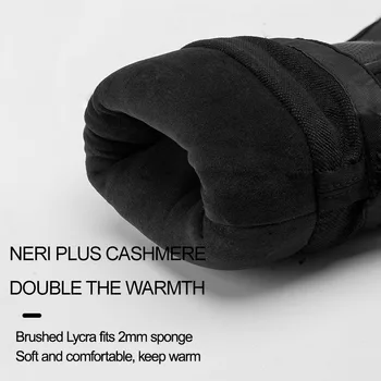 ROCKBROS Winter Gloves Motorcycle Waterproof Fleece Thermal Gloves Snowboard Snowmobile Gloves Men Women Snow Cycling Gloves 3