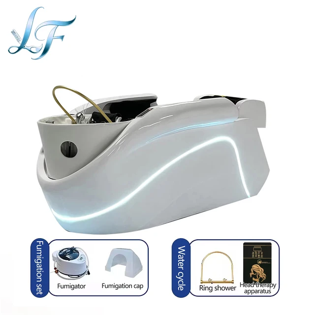 Massage Table Massage Bed Shampoo Bed Beauty Salon Electric Furniture Sofa Bed Barber Shop Hair Washing Equipment Multifunctiona 6