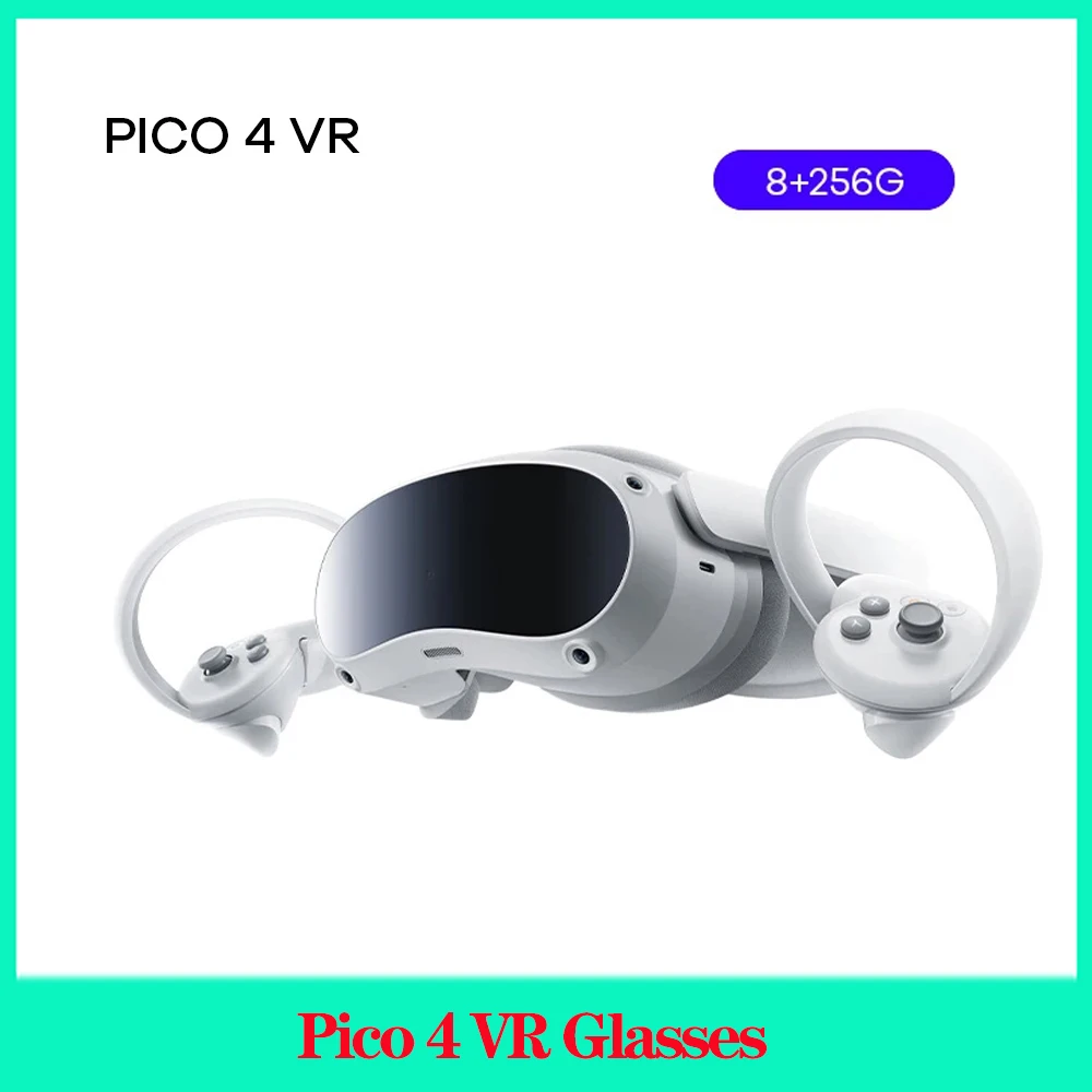 

Pico 4 VR Headset All-In-One Virtual Reality Headset Pico4 for Metaverse and Stream Gaming 4K Display 3D VR Glasses 8 128G/256G