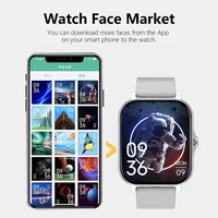 2023 CT2 Men Smart Watch Fitness Clock Sport Heart Rate Monitor Smartwatch Bluetooth Phone Call Music Playback Watches for Women 4