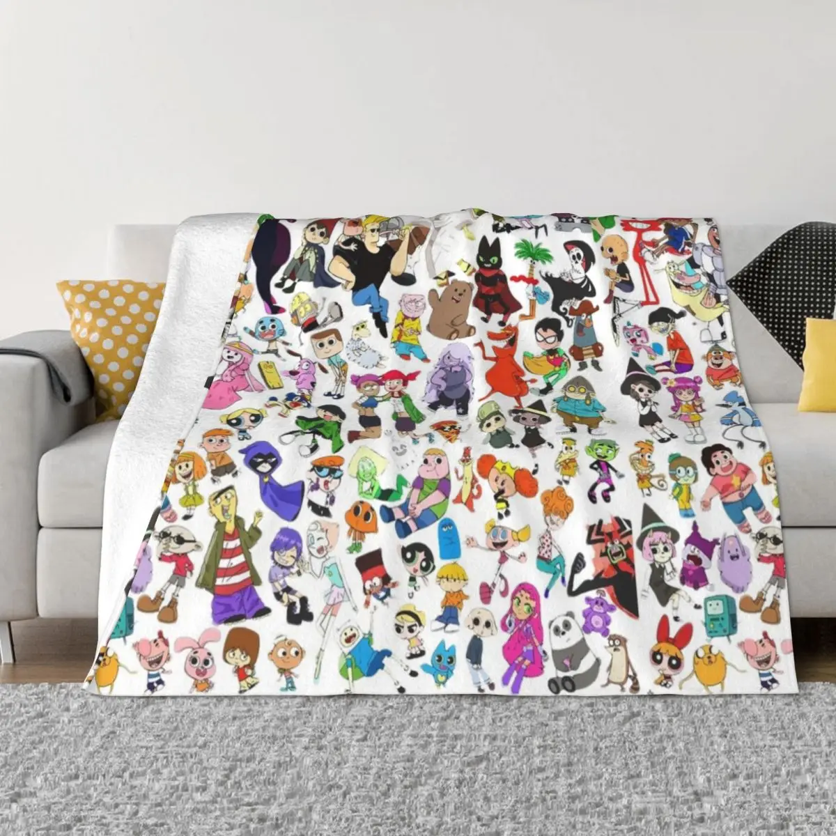 

Cartoon Network Throw Blanket Vintage christmas decoration Giant Sofa Weighted Blankets