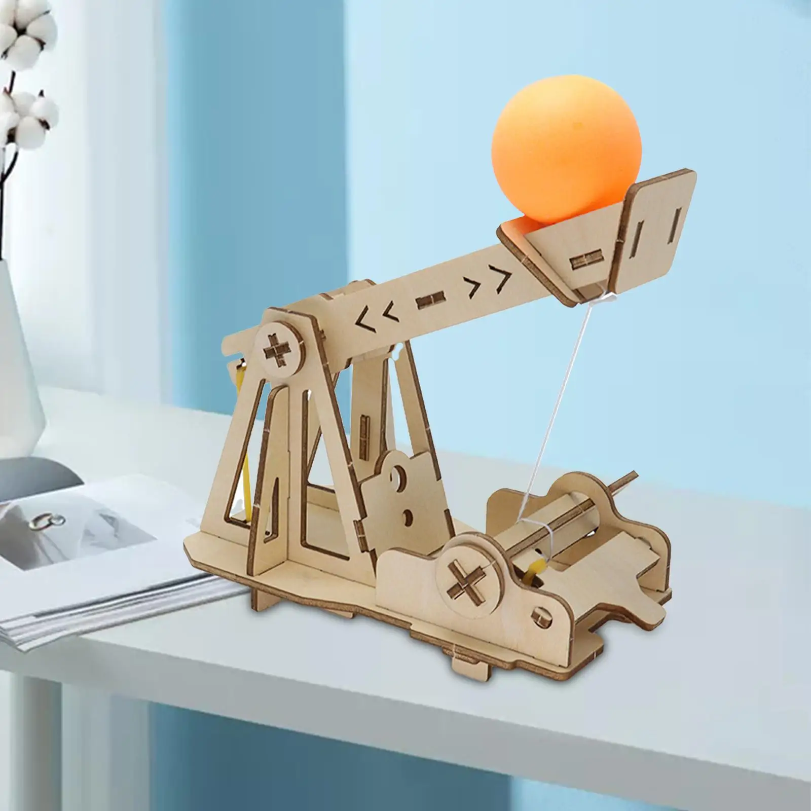 

Stem Education Creative Kits Simple Catapults Wood Crafts Hobbies Primary School 3D Toy Learning Handmade Science Experiment Set