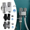 G1/2 1-In-Two Out Double Control Washing Machine Faucet Faucet Rotary Switch Double Control Metal Handle Toilet 1
