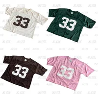 Y2K Mesh #33 Jersey Quick Dry TShirt Breathable Streetwear Men Women Oversized College SportWear Unisex Football Training Tshirt 1
