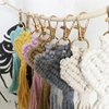 Macrame Hobo Keychain Handmade Heart-shaped Bag Pendant Car Keys Mother's Day gift Wedding Accessories Wholesale Wedding Gift 3