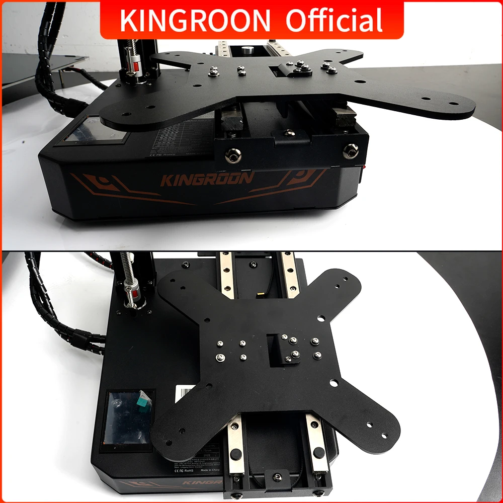Pro Kit de Atualização Eixo y Guia Linear Duplo Transporte Ferroviário Slide Suporte Base Peças de Impressora 3d 300 mm s1 Novo Kingroon-kp3s