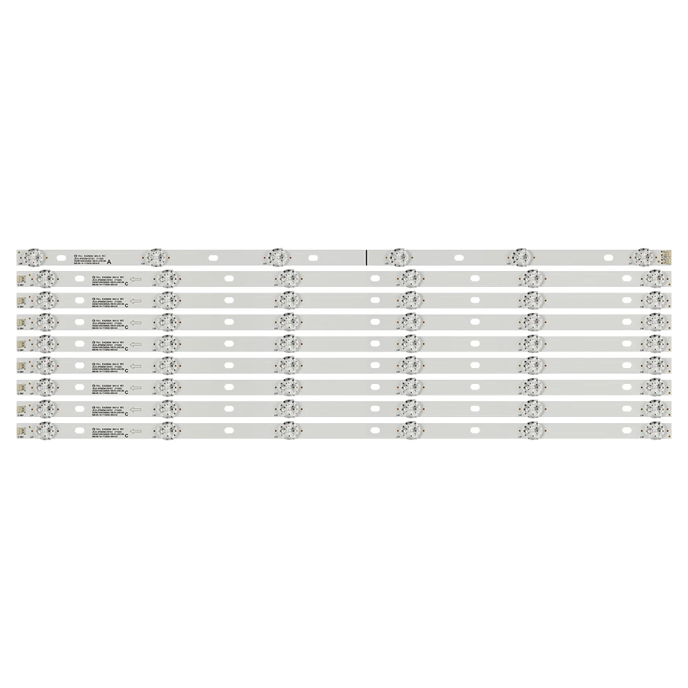Retroiluminação Led Tira Js-d-jp55dm-a62ec C61ec para Bbk 55lex8158 Uts2 Aktv Aktv5534 55uhdt2smh 55dm1000 600ma2bin 300ma-abin