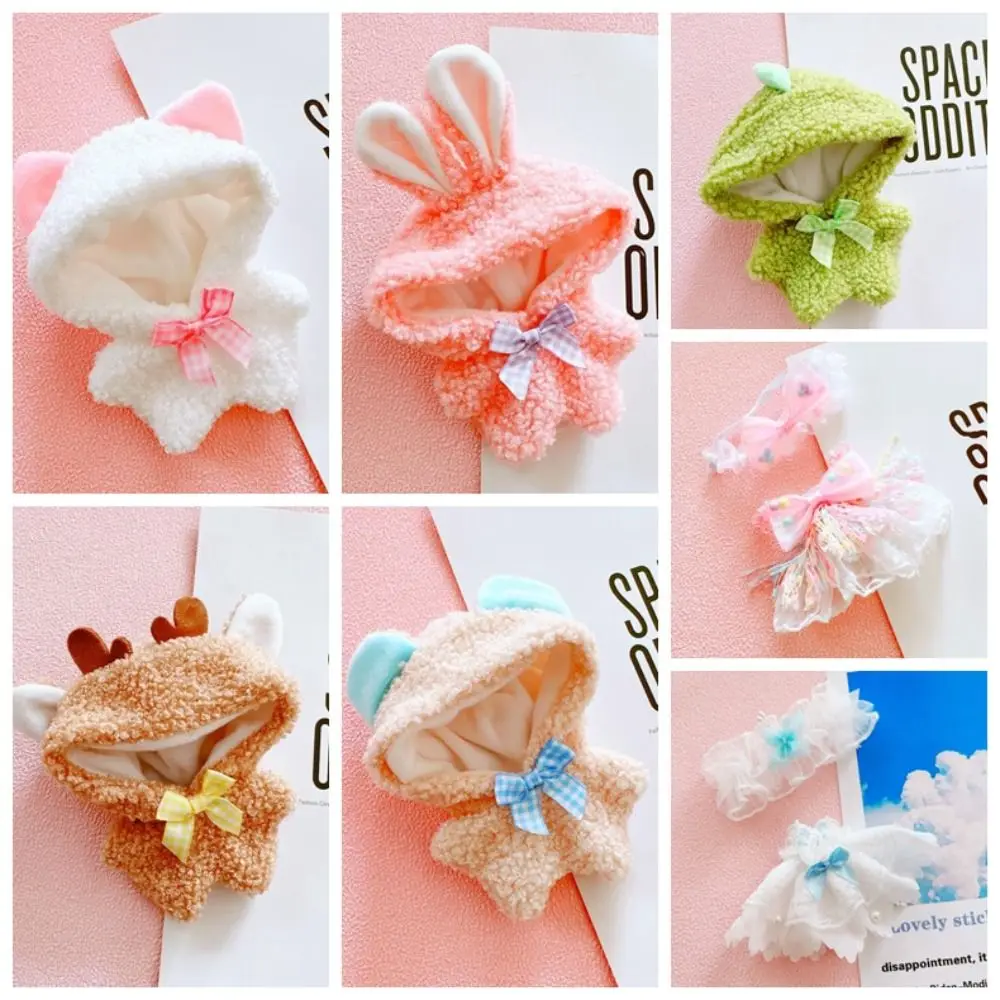 Dress Up 10cm Cotton Doll Clothes One-piece Dress Animals Star Doll Clothes Lovely Cartoon No Attributes Dolls Clothes