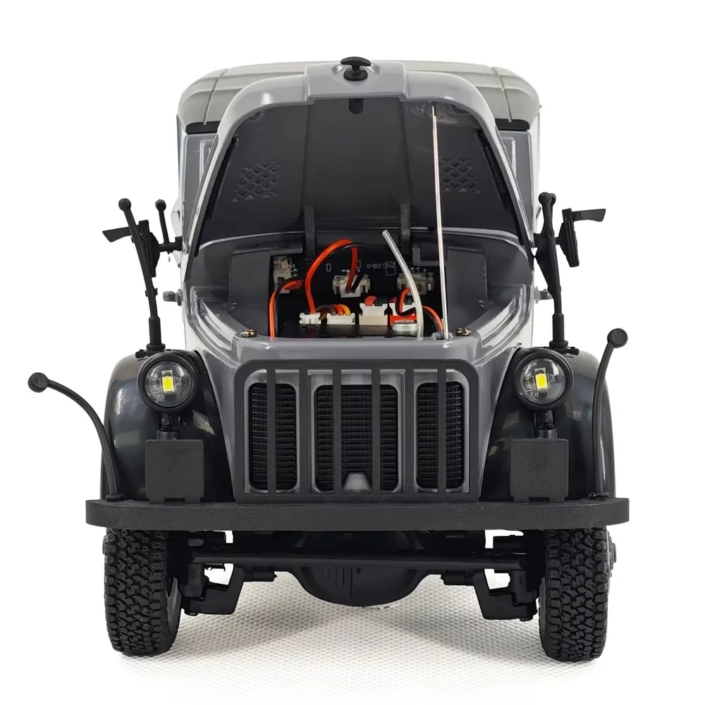 1/18 Kubingke Hengguan Remote Control Toy Car German Command Vehicle Sound And Light Remote Control Climbing Vehicle Smoke Car 5