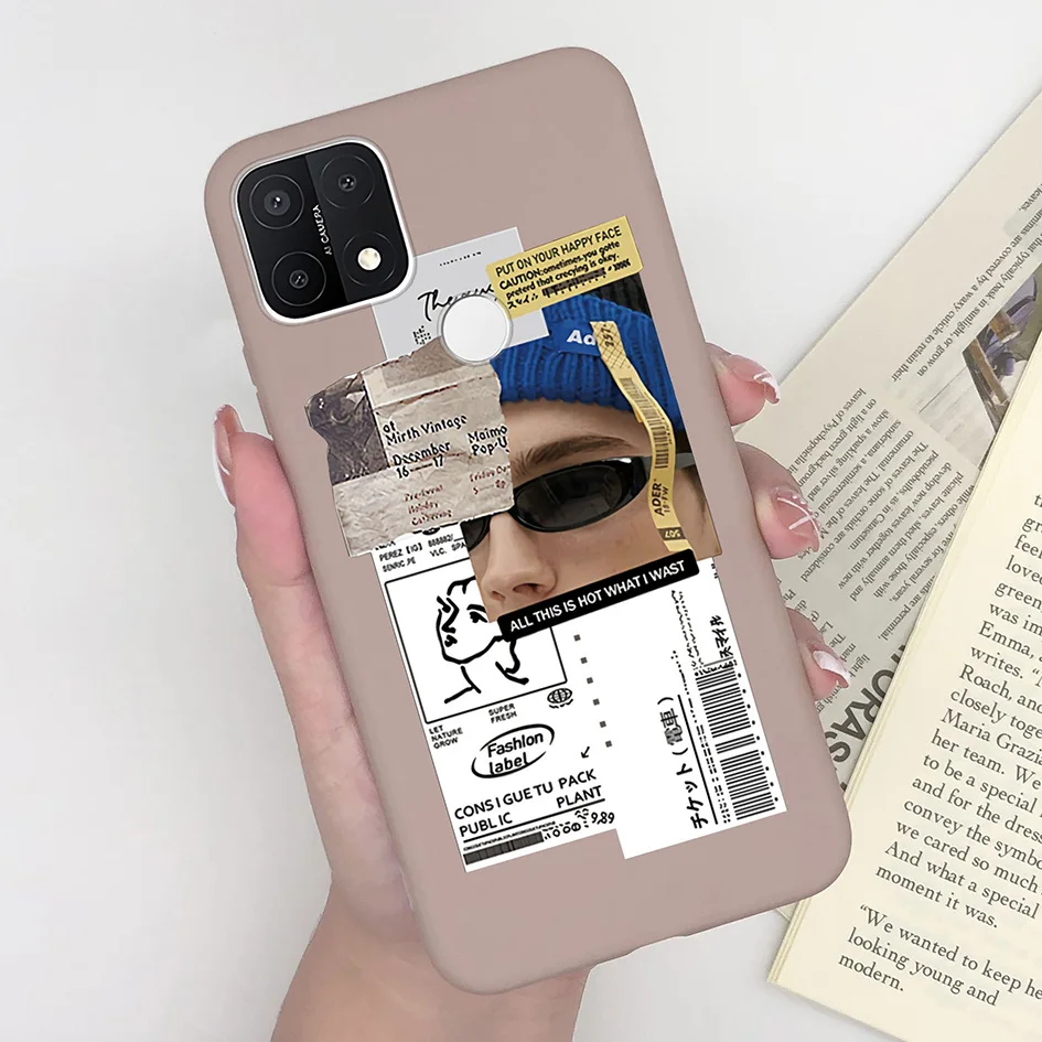 Для OPPO A15 A15S A35 A 15 S A 35 чехол для телефона силиконовый мягкий ТПУ  чехол бампер задняя крышка Бабочка девушка для OPPOA15 Coques CPH2185 |  AliExpress