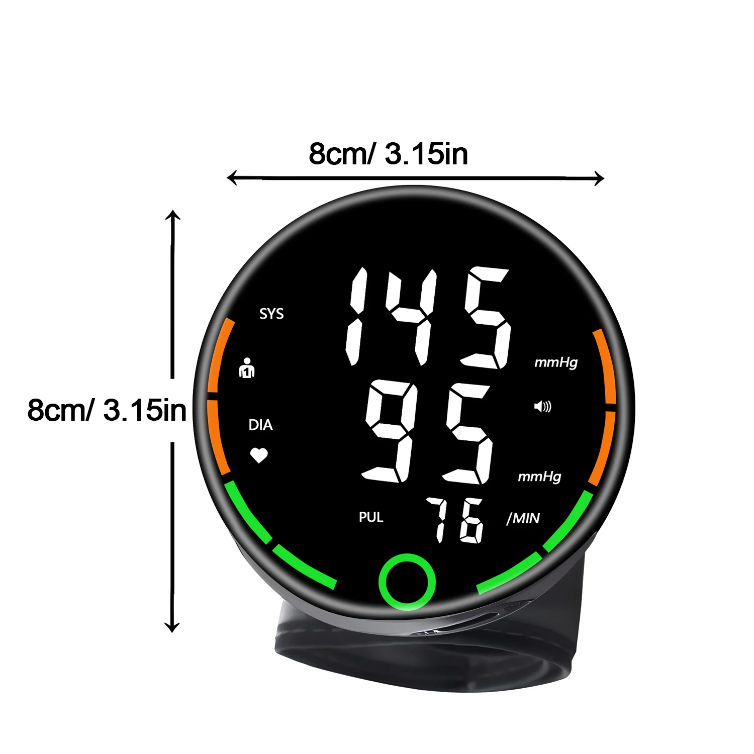 Rechargeable Wrist Blood Pressure Monitor Automatic Tonometer Meter LCD Screen Portable Health Care Sphygmomanometer blood pressure monitor blood pressure meter