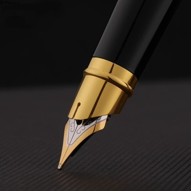 St Penpps Pen Black 3802 Iraurita Fountain Fine nib Calligraphy Writing Pens Office School Gift
