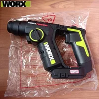 WORX WU380S 20V  brushless/Cordless Rotary hammer-power tools,lithium,Forward/Reverse,industry/drill concrete/wood/steel/martelo 1