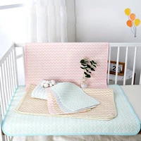 Matelas à langer pour bébé, en coton, réutilisable, imperméable, drap de berceau, lavable, couvre-lit pour nouveau-né, matelas à couches d'urine 3