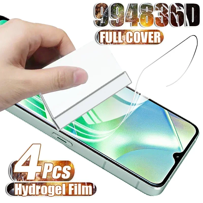

Гидрогелевая пленка для Realme C33, C30s, C30, C35, C25, C25s, C25y, C21, C21y, C20, C20a, C17, C15, C12, C11, C3, 4 шт., защита экрана, не стекло