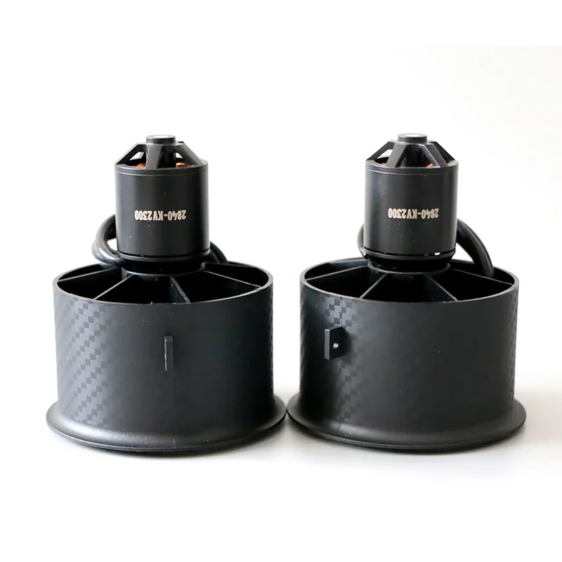 EDF 64mm 12 lames Moteur 4S 3200KV/6S 2300KV pour Avion RC Mig25 Su27
