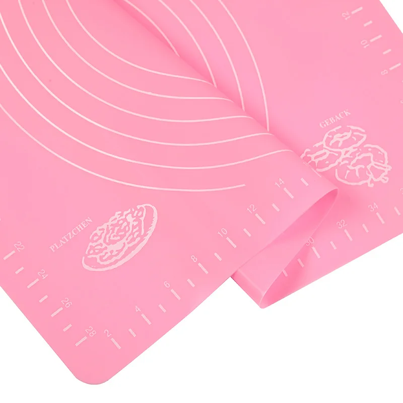 Silicone Dough Kneading Scale Mat Heat Proof Placemat High Temperature Resistant Non-Slip Baking Accessories