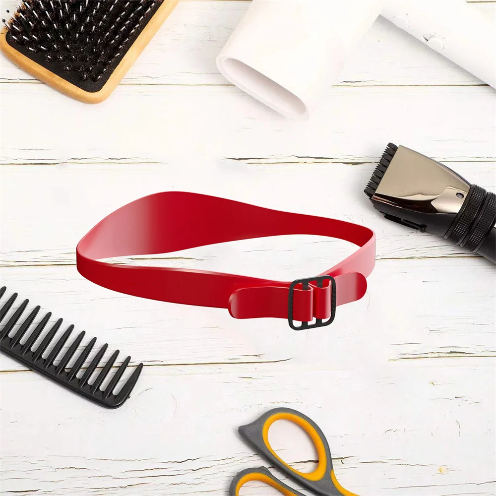 Description Picture 4 of item1~10PCS Neck Hair Trimming Belt Guide Shaping Styling Curved Headband Hair Styling Long Size Adjustable Hair Styling Tool