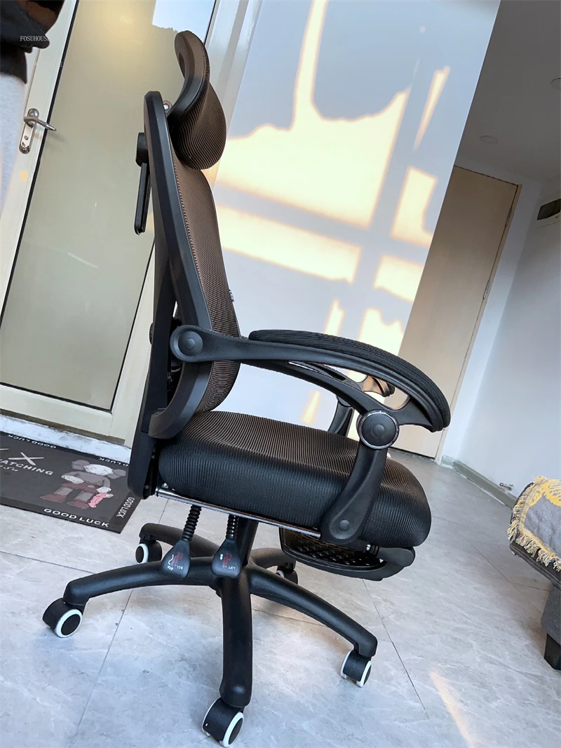 HOLLUDLE Ergonomic Office Chair with Adaptive Backrest, High Back Computer  Desk Chair with 4D Armrests, Adjustable Seat Depth, L - AliExpress