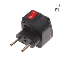 Universal Travel Plug Adapter with On/Off Switch - 250V Power Socket, 10A/13A ( EU)