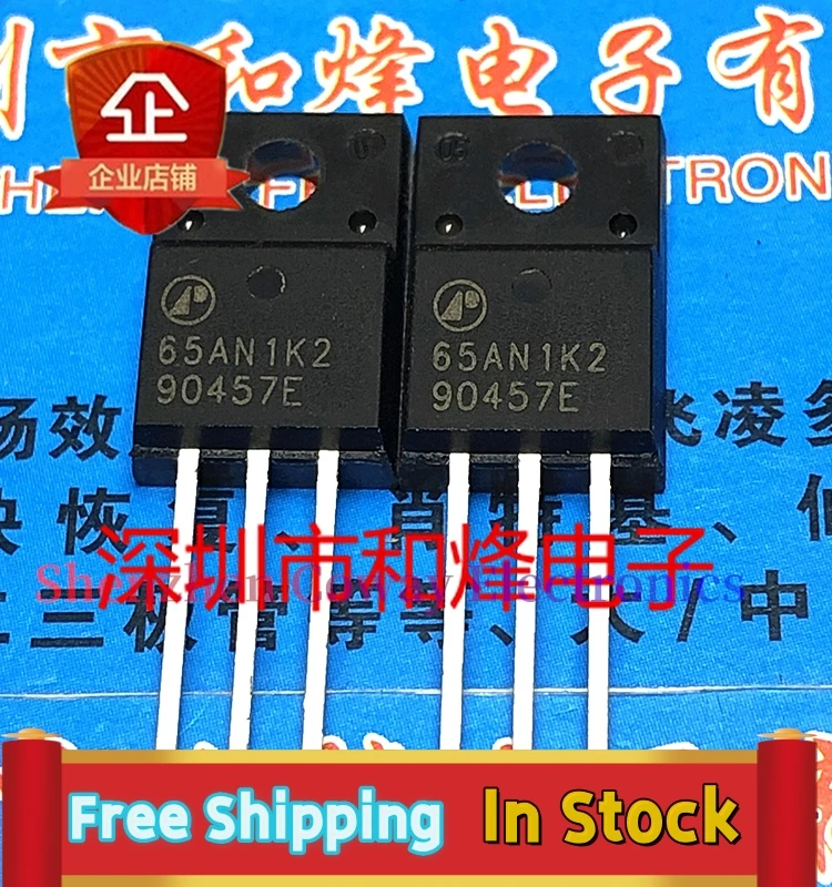 

10PCS-30PCS 65AN1K2 AP65AN1K2I 7A/650V MOS TO-220F In Stock Fast Shipping