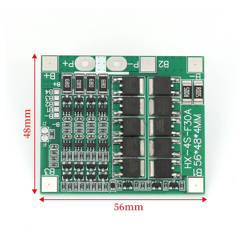 Scheda di protezione della batteria al litio 4S 14,8 V con scheda di protezione della batteria al litio ferro fosfato bilanciata 4S 12,8 V 30A - immagine 6