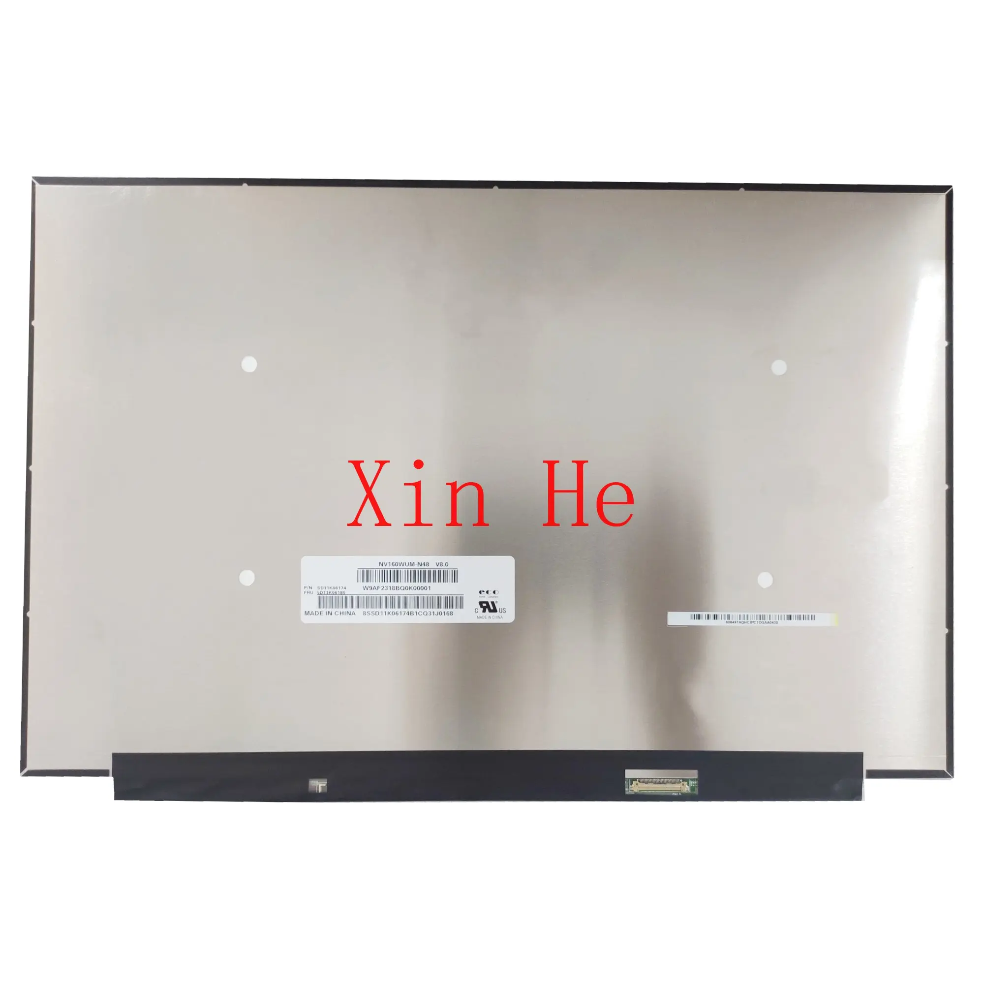 16.0'' IPS NV160WUM-N48 NV160WUM N48 Laptop LCD Screen 1920x1200 EDP 30Pins