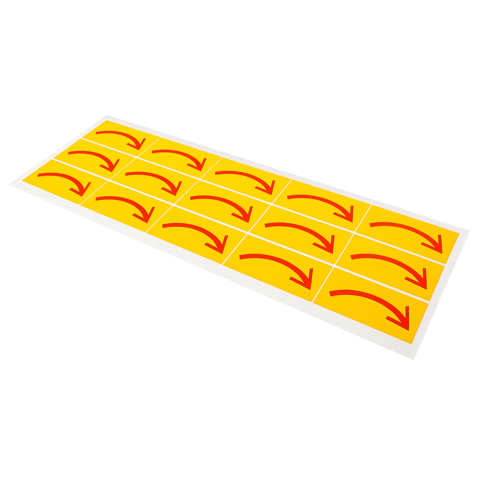 15 Pcs Sticker Stickers Floor Markers Signs Wall Labels Direction Arrow Warning Pvc Self-adhesive Caution