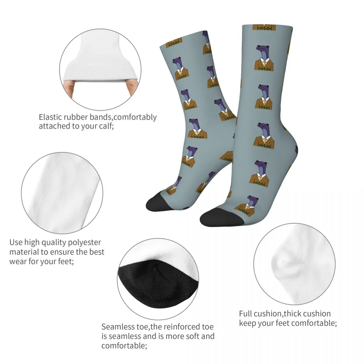 Office Newt sockings Long Socks Harajuku Comfortable Breathable Happy Gift sockings For Unisex