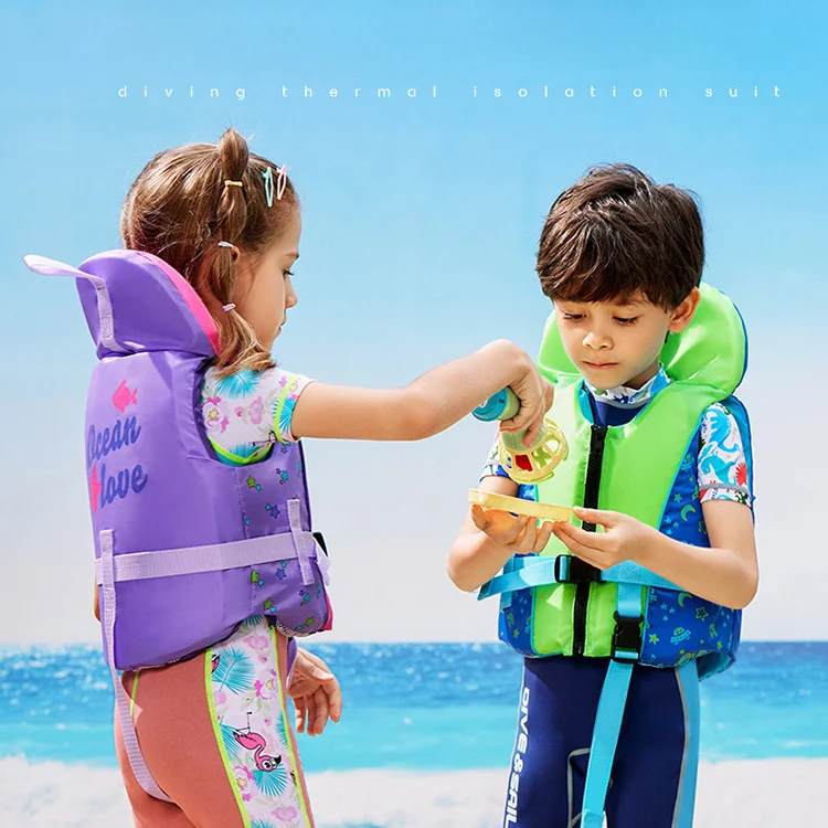 

Life Jackets with Floating Baby Water Jackets Professional Children Life Waistcoats Buoyancy Aid Kids Learning Foam Life Vest