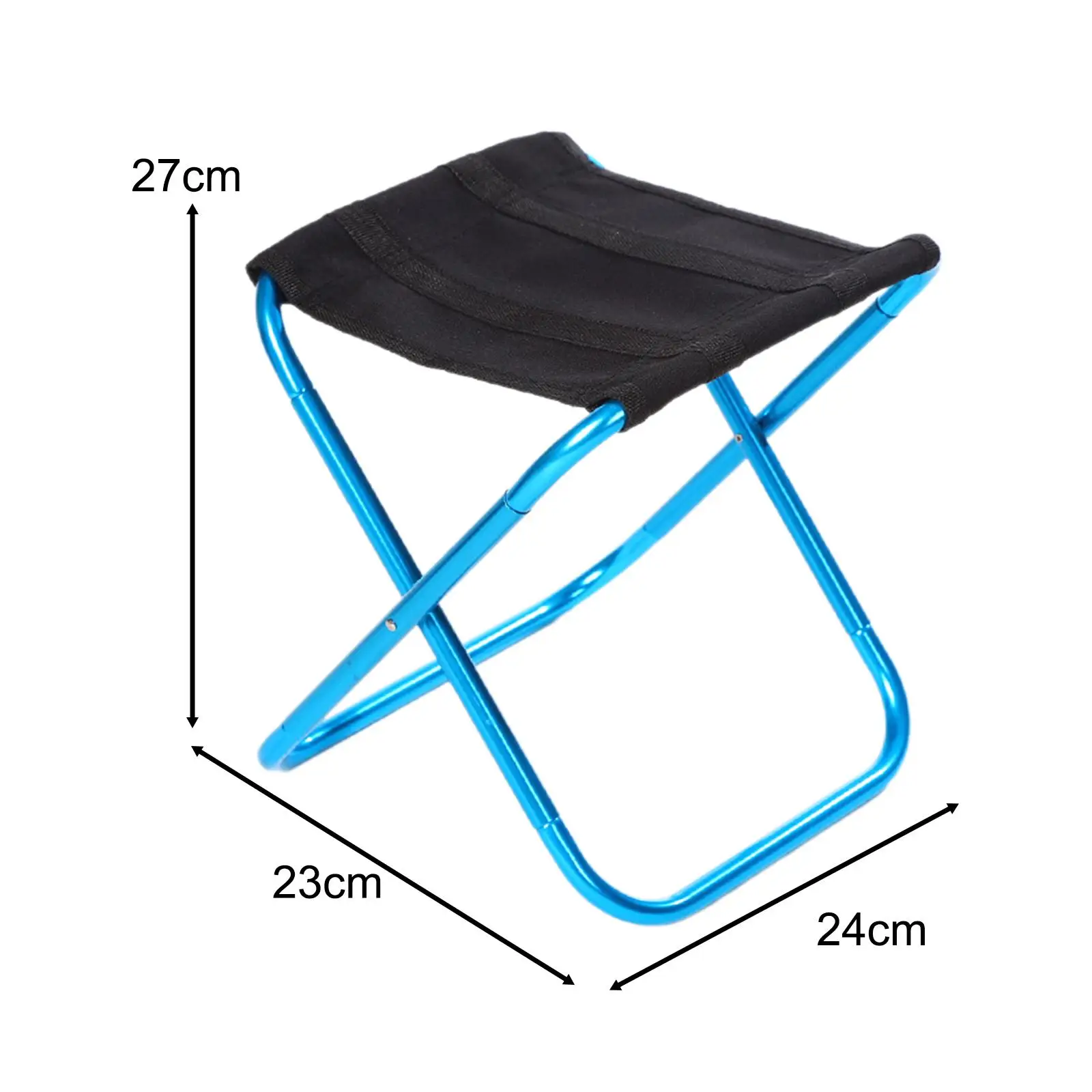 Camping Stool Aluminium Alloy Portable Saddle Chair for Fishing Hiking Beach