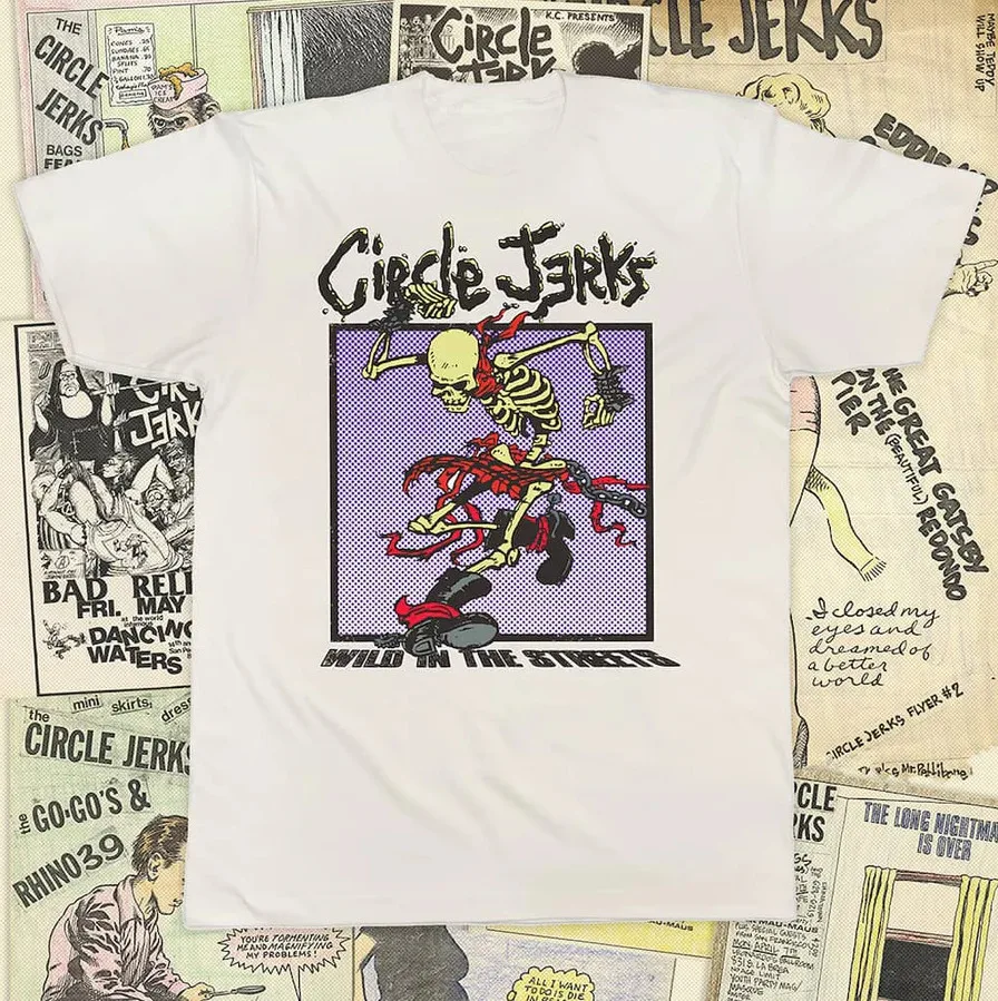 1982 Circle Jerks Wild In The Street Album T-Shirt Unisex Per Fan U2543