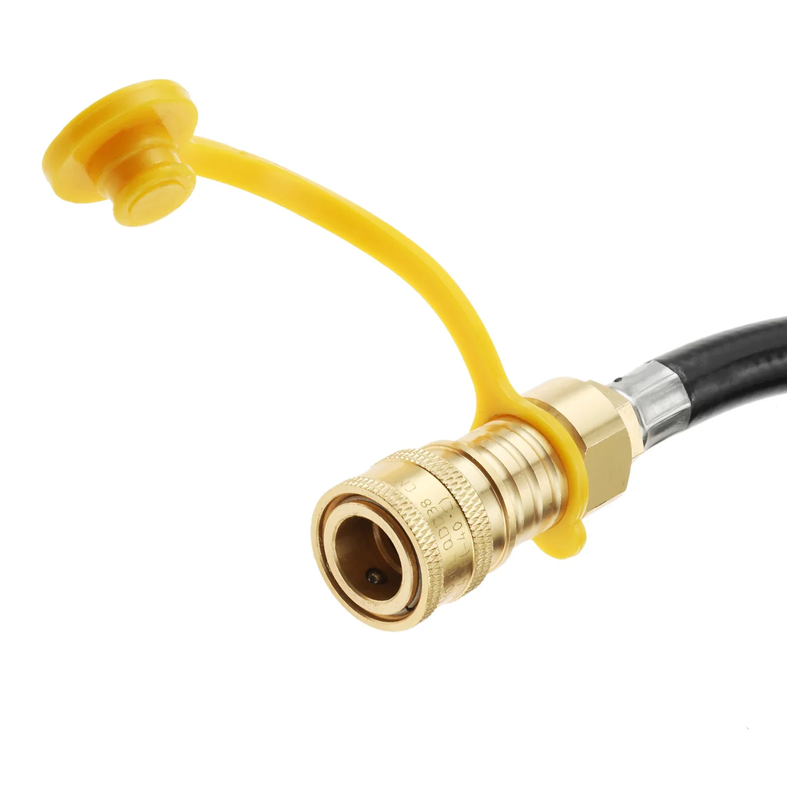 12 Feet Low Pressure Propane Regulator with 3/8" Quick Plug Disconnect Adapter for Mr Heater Big Buddy BBQ Grill Camp Extension
