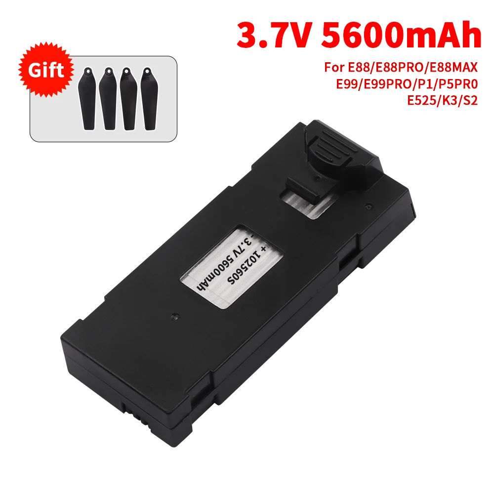Lot de 2 à 6 Batteries Drone Rechargeables Compatibles avec Tous Drones