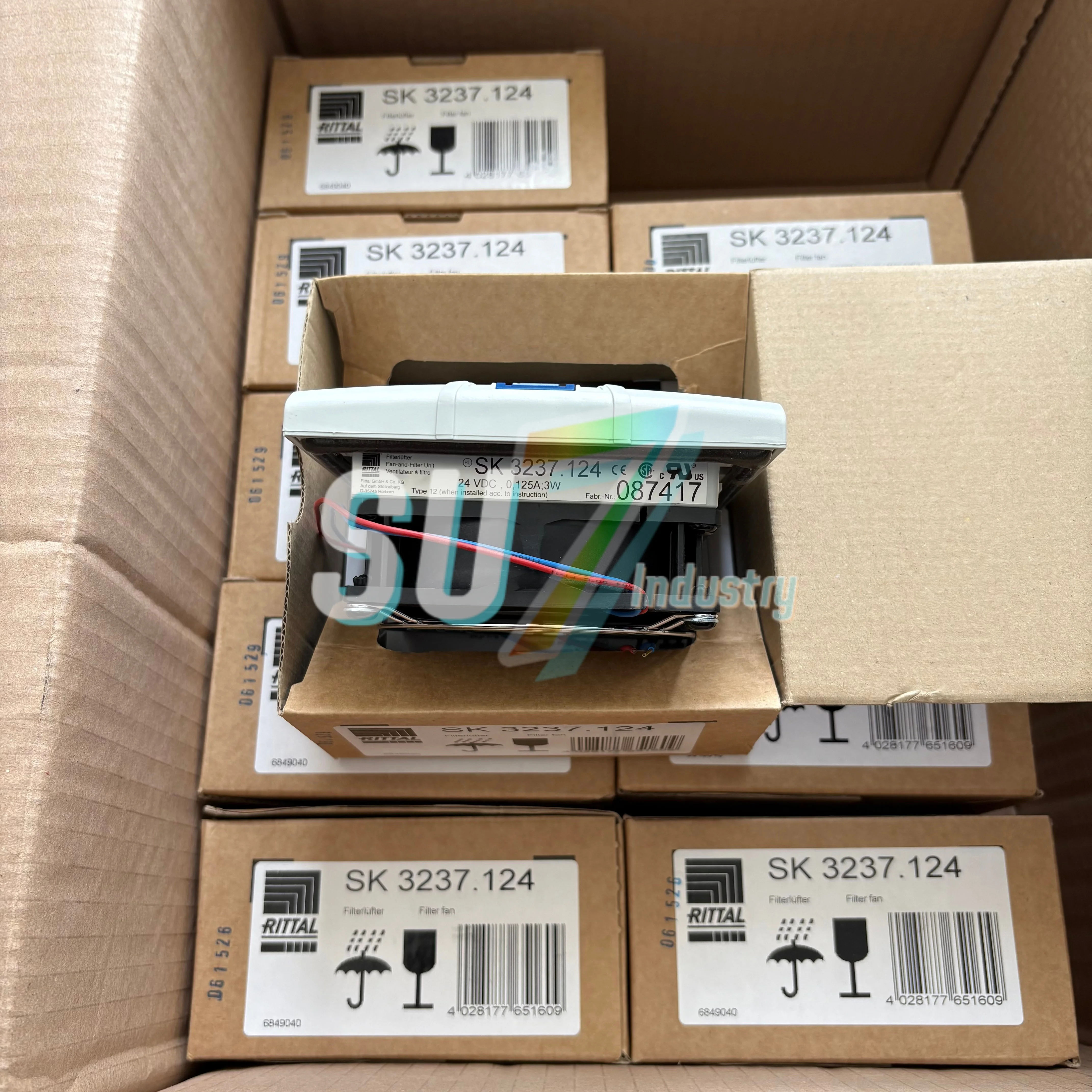 새로운 오리지널 SK 3237.124 SK3237.124 필터 팬 유닛