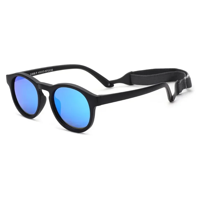 Baby's first sunglasses 400UV Polarized Round flexible With strap Ages 0-2 years