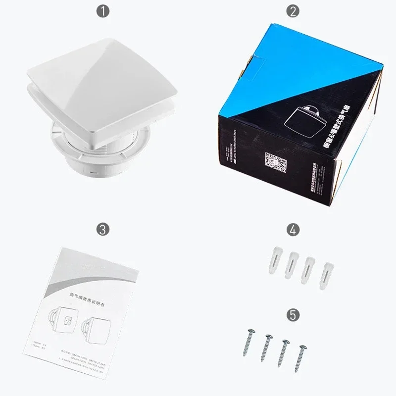 220 فولت 4/6 بوصة مروحة العادم المنزل الحمام المطب...