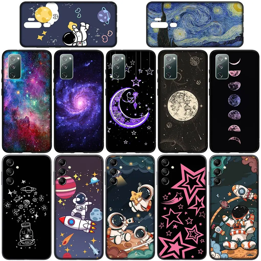 Cosmic Astronaut Galaxy Stars Phone Cover