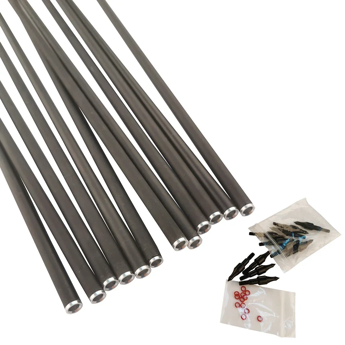 Arrow Tips archery arrowhead 12Pcs ID6.2MM OD8.0MM 100/150/175gr for Arrow Shaft Head Compound Recurve Bow Hunting